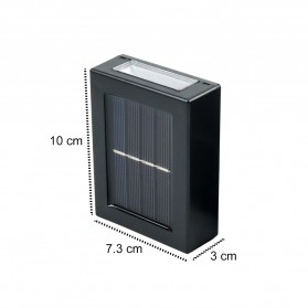 Nortix Lampu LED Dekorasi Solar Outdoor Waterproof Warm White 2 PCS - N01 - Black - 7