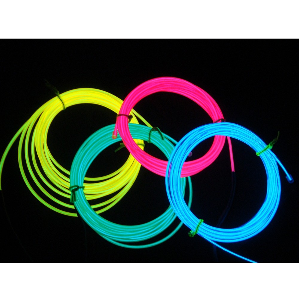 ElectroLuminescent    Wire / El Wire Diameter 2.3mm Length 3m
