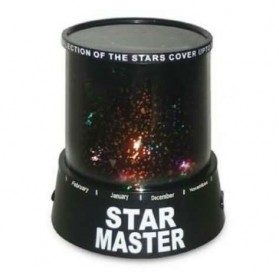 Star Master Lampu Proyektor Bintang Auto-Rotating dengan Musik - LZDZ1208 - Black