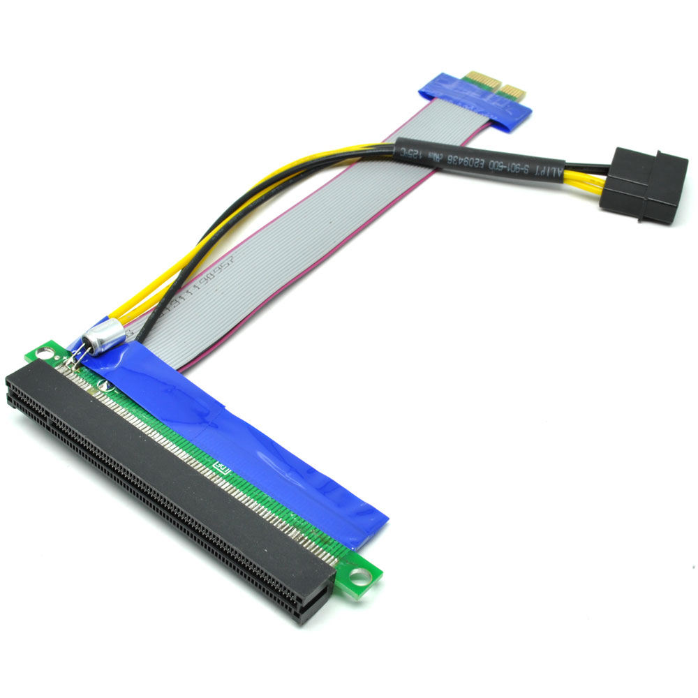 Kabel Ekstensi Pci E 1x Ke 16x Dengan Konektor Power Molex For Bitcoin Miner Jakartanotebook Com