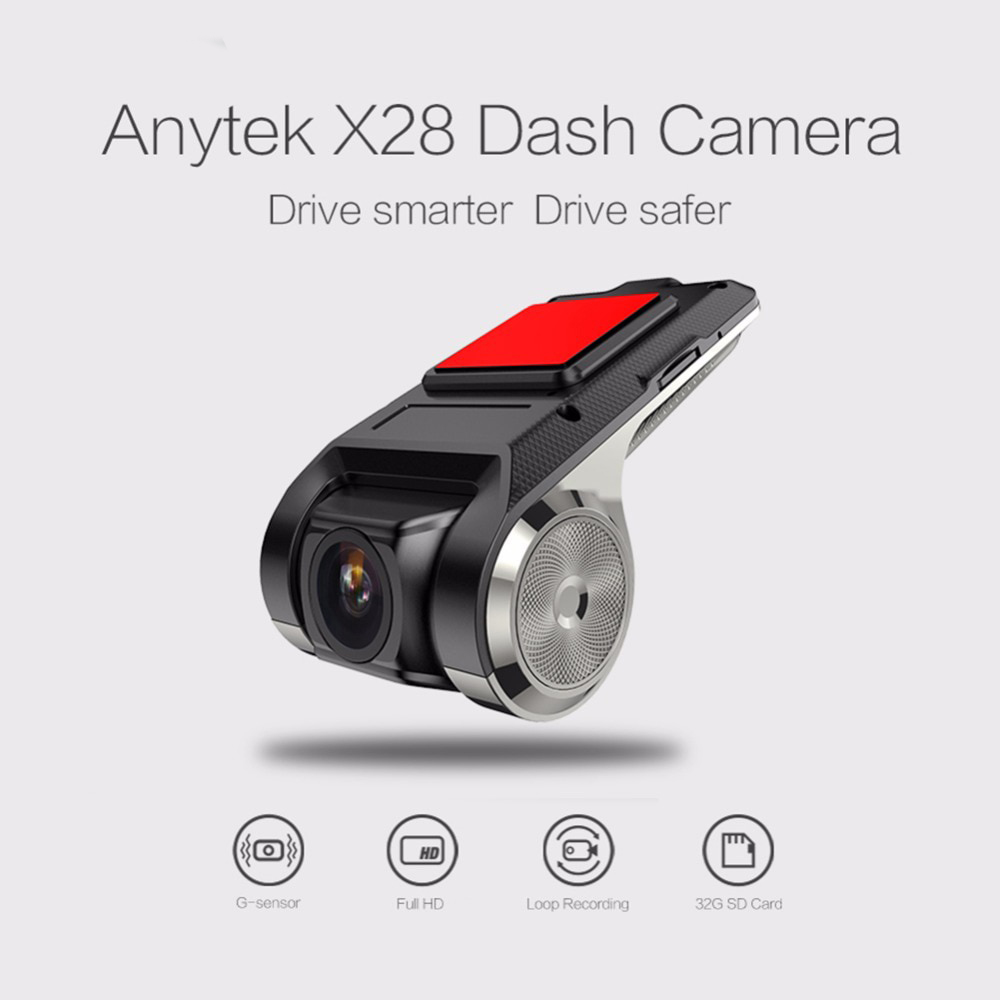 BACO Car DVR Kamera Mobil Full HD 720P - X28 - Black