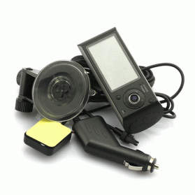 Baco Vehicle Black Box Car DVR Dual Camera 2.7 Inch LCD + GPS Logger with Wide Angle 140 Degree - R300 - Gray Silver - 6