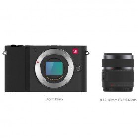 Xiaomi Yi M1 Mirrorless Digital Camera 12-40mm F3.5-5.6 Lens & 42.5mm F1.8 Lens - Black - 7