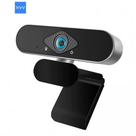 Xiaovv HD Webcam Video Conference 1080p 30fps with Microphone - Black