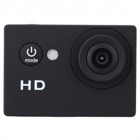 Action Camera A7 Waterproof 1080P Wide Angle Layar LCD - Black - 4