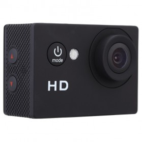 Action Camera A7 Waterproof 1080P Wide Angle Layar LCD - Black - 5