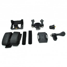 Action Camera A7 Waterproof 1080P Wide Angle Layar LCD - Black - 11