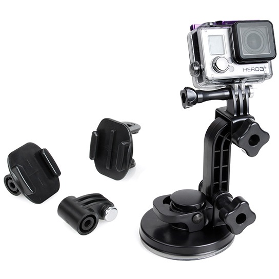 TMC Car Suction Cup 180 Degree Mount for GoPro / Xiaomi Yi TMC Car Suction Cup 180 Degree Mount for GoPro / Xiaomi Yi