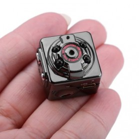 SQ8 Mini DV Camera 1080P Full HD Car DVR Aluminium - Black - 1