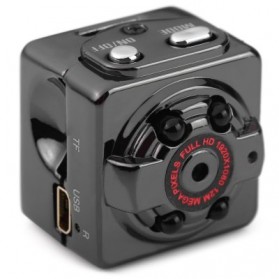 SQ8 Mini DV Camera 1080P Full HD Car DVR Aluminium - Black - 4