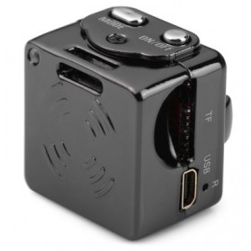 SQ8 Mini DV Camera 1080P Full HD Car DVR Aluminium - Black - 5