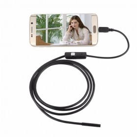 Android 7mm 4cm Focal Distance Endoscope Camera 720P 2M IP67 Waterproof - Black - 2