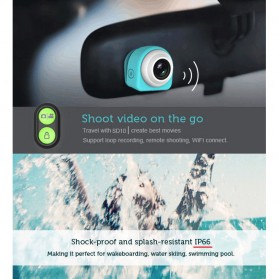 Spy Mini Camera DVR Recorder 1080P with Remote Control - Blue - 4