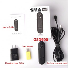 Kamera Spy Mini WiFi Night Vision 1080P - GSD900 - Black - 9