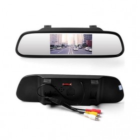 Kaca Spion Rear View Mirror Digital Video Car Recorder 480P 4.3 Inch - Black - 5