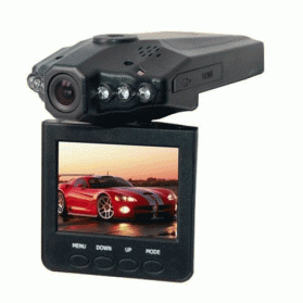 Podofo HD Car Portable DVR Camera with TFT Screen 2.5 Inch - PD-198 - Black