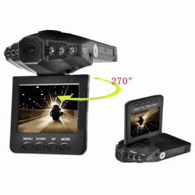 Podofo HD Car DVR Camera with TFT Screen - PD-198 - Black - 2