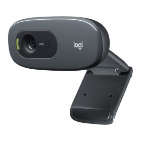 Logitech Mini Webcam HD 720P with Microphone - C270 - Black - 3