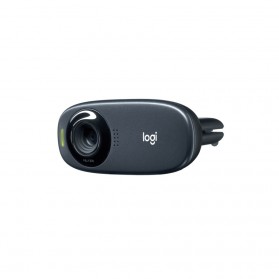 Logitech Mini Webcam HD 720P with Microphone - C310 - Black - 2