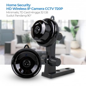 SANNCE Home Security HD Wireless IP Camera CCTV 720P - KL-Q2 - Black