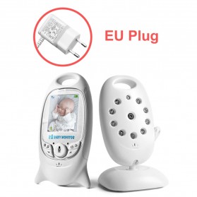 CCTV / Security Camera - BOAVISION Baby Care Monitor LCD Security Nanny Camera 8 Lullabies - VB601 - Gray