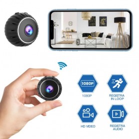 ZUIDID Mini WiFi IP Camera CCTV IR Sensor 1080P - X10 - Black