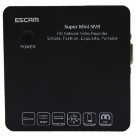 ESCAM Mini NVR K108 Super Mini NVR Recorder 8CH for IP Camera - Black - 2