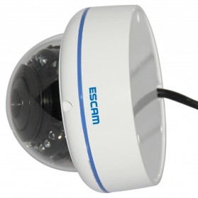ESCAM Q645R Waterproof Dome IP Camera CCTV 1/4 Inch CMOS 720p - White - 4