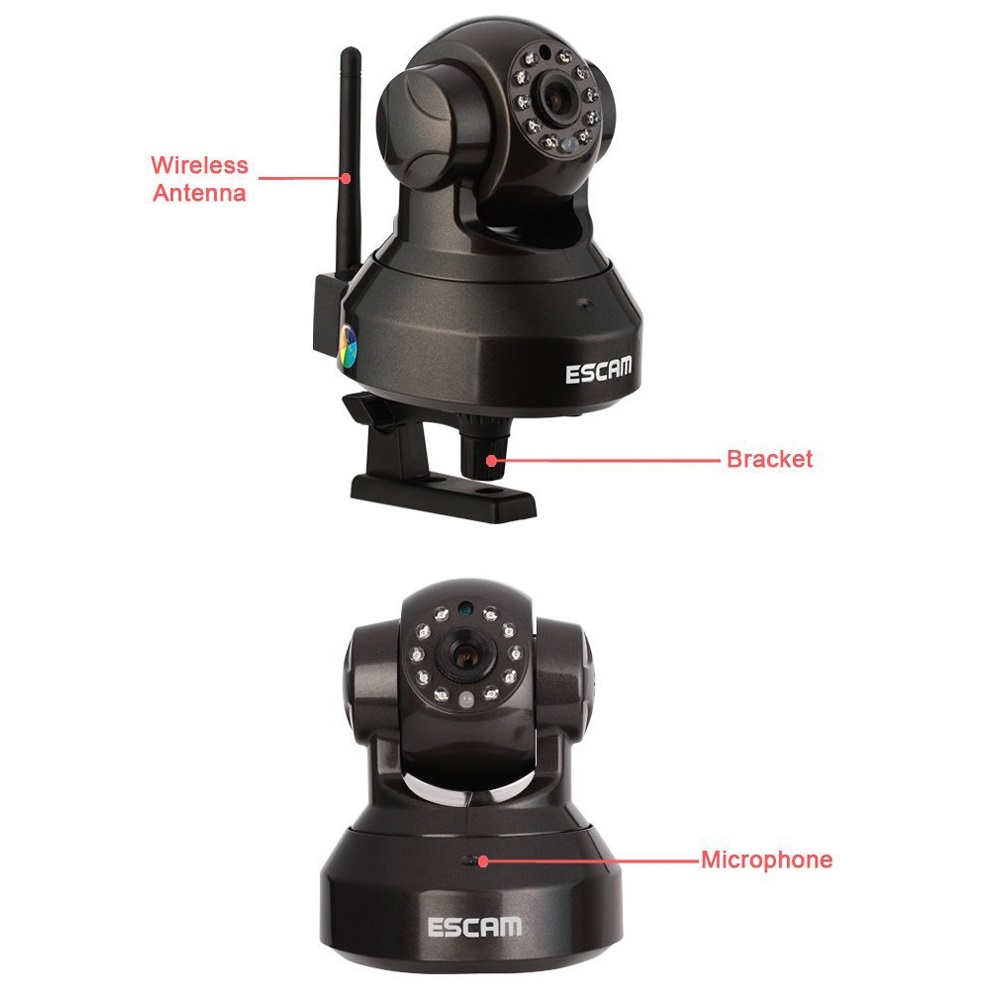 escam pearl qf100 wireless ip cctv for android and ios 1 4 inch cmos black escam pearl qf100 wireless ip cctv for android and ios 1 4 inch cmos black