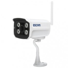 ESCAM Brick QD300 WiFi Waterproof Bullet Wireless IP Camera CCTV 1/4 Inch 1MP CMOS 720P - White - 2