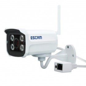 ESCAM Brick QD900 WiFi Waterproof Bullet Wireless IP Camera CCTV 1/2.5 Inch CMOS 1080P - White - 1