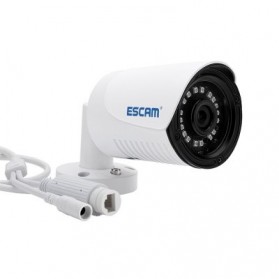 ESCAM Plane QE07 Waterproof Bullet IP Camera CCTV 1/4 Inch 1MP CMOS 720P - White - 1