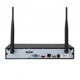 ESCAM Wireless NVR Kit HD 4Ch with 4 CCTV 720P - WNK403 - Black - 3