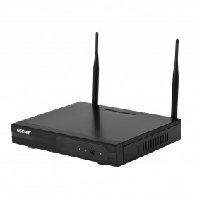ESCAM Wireless NVR Kit HD 4Ch with 4 CCTV 720P - WNK403 - Black - 4