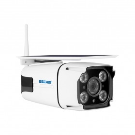 ESCAM YN88 Watchmen WiFi IP Camera CCTV 1/4 Inch 2MP 1080P Solar Panel Power - White - 2