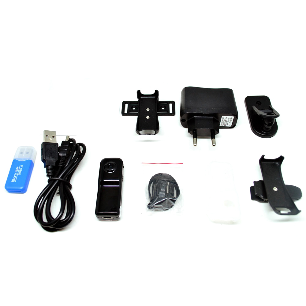 HD High Quality Mini IP Camera Recorder - Black 