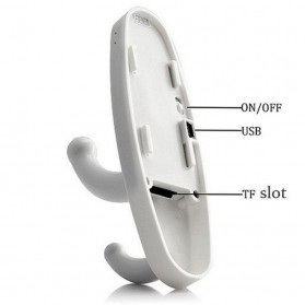 Kamera Pengintai Bentuk Gantungan Baju 720P Motion Sensor - Black - 3