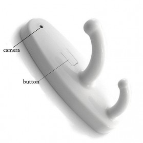 Kamera Pengintai Bentuk Gantungan Baju 720P Motion Sensor - Black - 5
