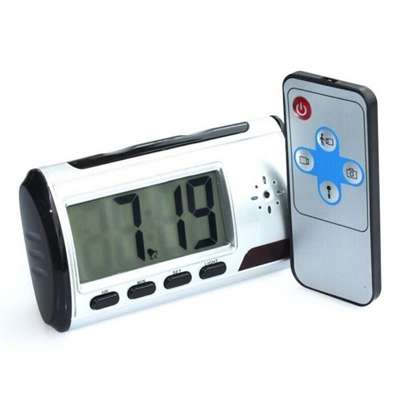 YYS Kamera Pengintai Jam Digital 720P Motion Sensor dengan