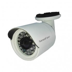Waterproof Bullet IP Camera CCTV 960P - White - 1