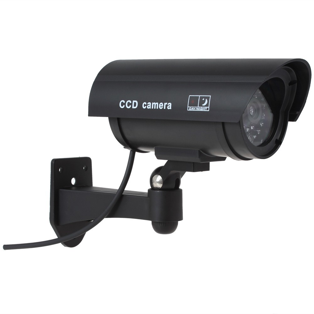 Kamera CCTV Outdoor Waterproof Palsu Dummy - Black