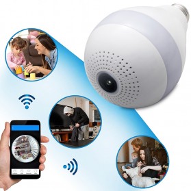 KERUI CCTV IP Camera Model Bohlam LED E27 960P 1.3MP - IPC-C3310-B1 - White - 2