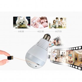 KERUI CCTV IP Camera Model Bohlam LED E27 960P 1.3MP - IPC-C3310-B1 - White - 3