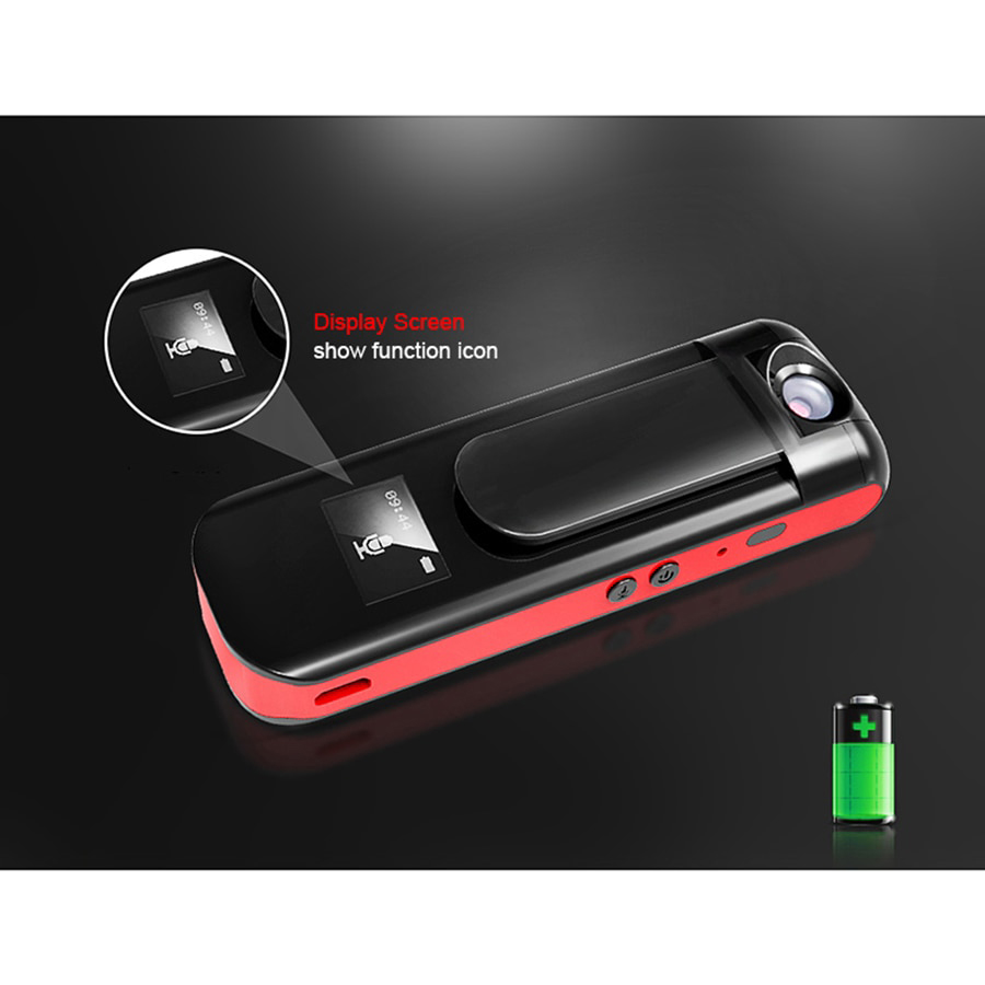 Kamera Mini DV Portable Voice Recorder MP3 Player Full HD 1080P 8GB