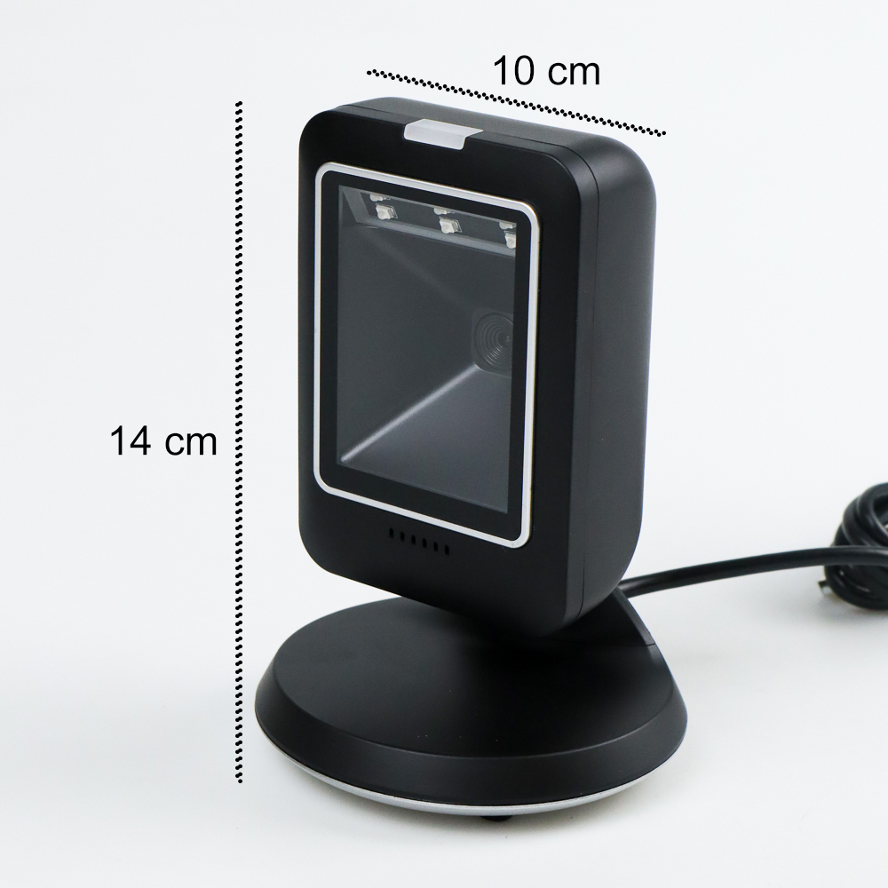 Taffware Embedded Fixed Mount Barcode Scanner 2D QR 1D MP6300Y Black