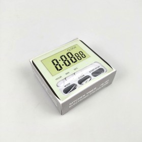 QASIQ Timer Masak Dapur Magnetic Stand Kitchen Countdown Clock - JS-183 - Black - 5