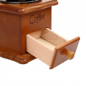 Mrosaa Alat Penggiling Kopi Manual Coffee Grinder - 16290 - Brown - 7