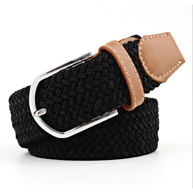 ZLD Tali Ikat Pinggang Wanita Bahan Canvas Casual Knitted