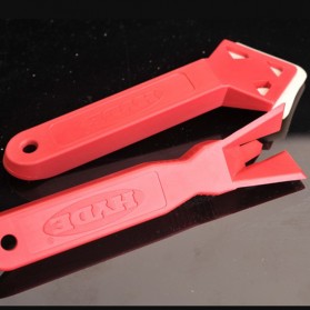 Balight 2 in 1 Alat Pembersih Perapi Lem Silikon Sealant Tool Scraper - Red - 4