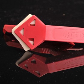 Balight 2 in 1 Alat Pembersih Perapi Lem Silikon Sealant Tool Scraper - Red - 6
